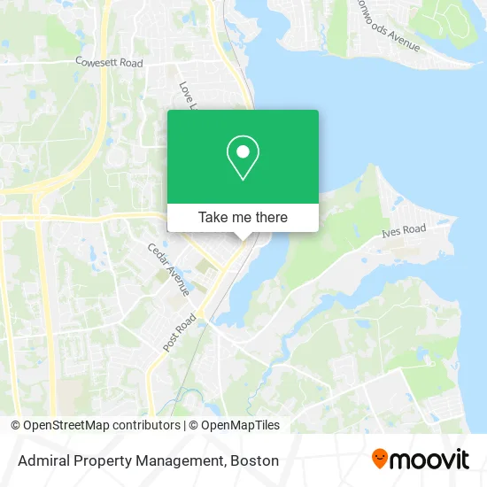 Admiral Property Management map