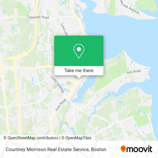 Courtney Morrison Real Estate Service map