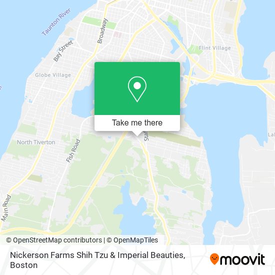 Nickerson Farms Shih Tzu & Imperial Beauties map