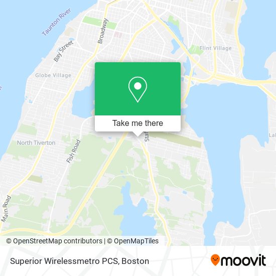 Mapa de Superior Wirelessmetro PCS