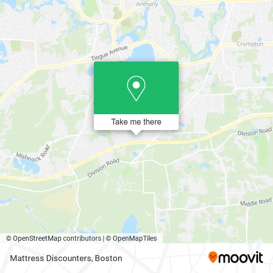 Mattress Discounters map