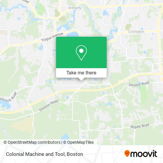 Colonial Machine and Tool map