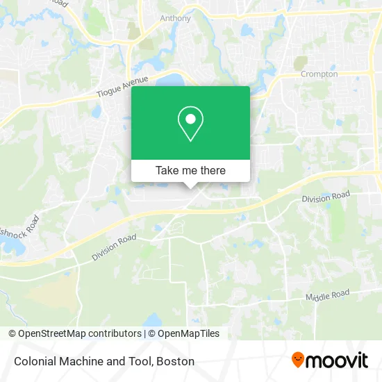 Colonial Machine and Tool map