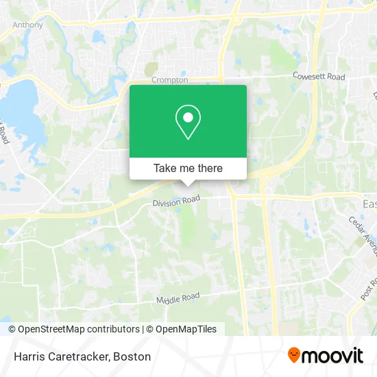 Harris Caretracker map