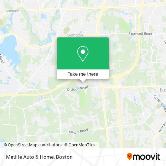 Metlife Auto & Home map