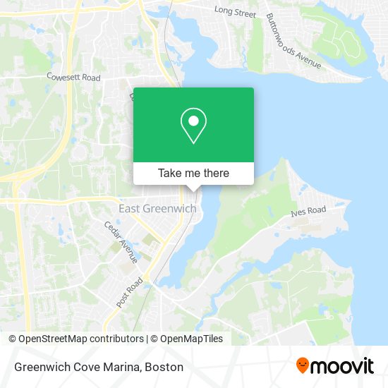 Greenwich Cove Marina map