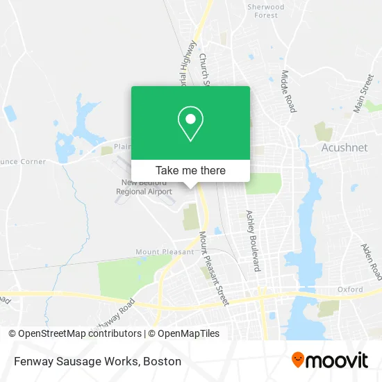 Fenway Sausage Works map