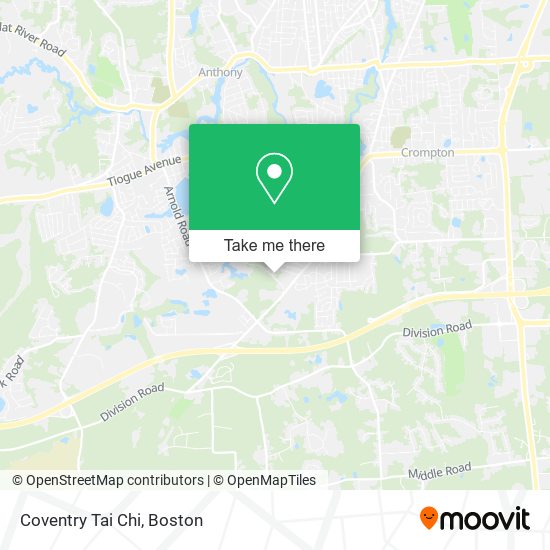 Mapa de Coventry Tai Chi