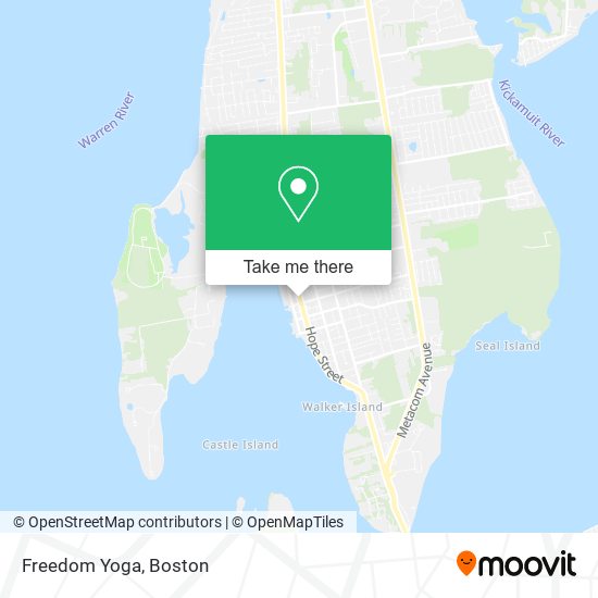 Freedom Yoga map