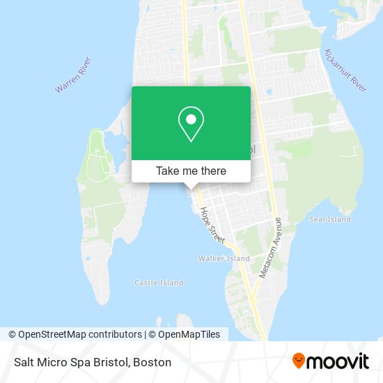 Salt Micro Spa Bristol map