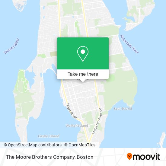 The Moore Brothers Company map