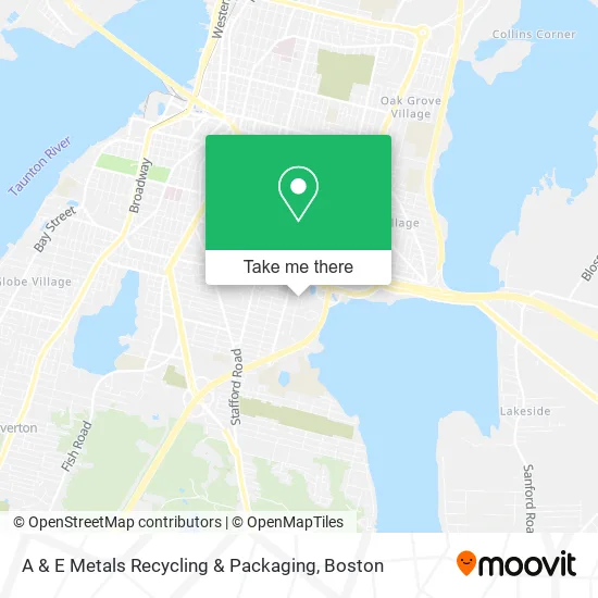A & E Metals Recycling & Packaging map