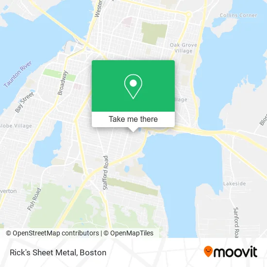 Rick's Sheet Metal map