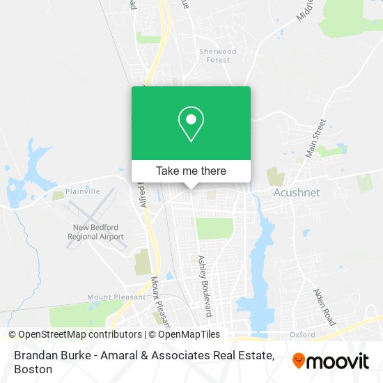 Mapa de Brandan Burke - Amaral & Associates Real Estate