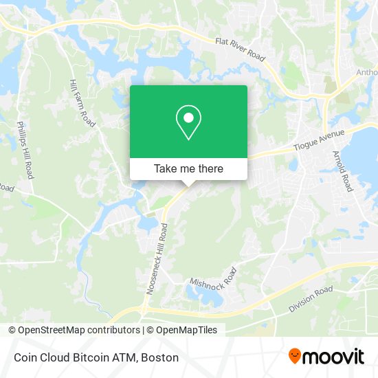 Coin Cloud Bitcoin ATM map