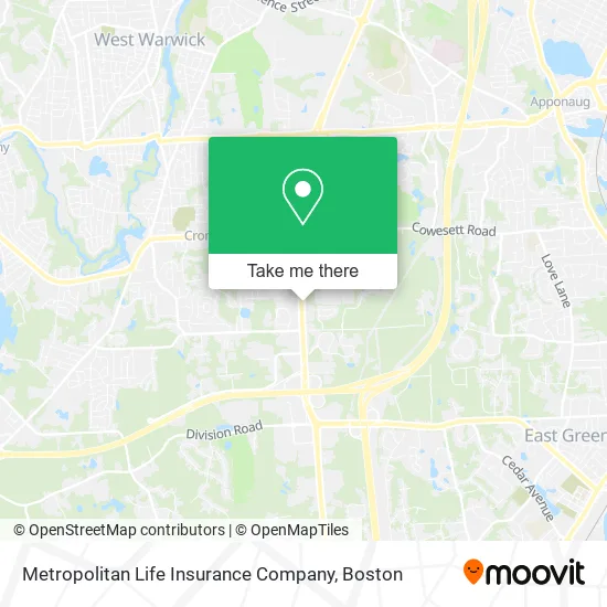 Metropolitan Life Insurance Company map