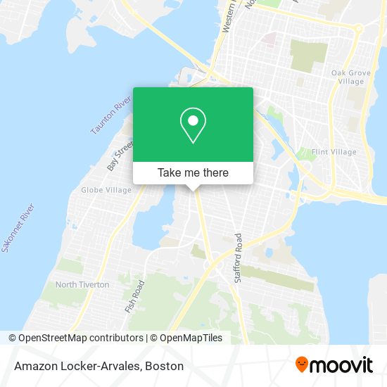 Amazon Locker-Arvales map