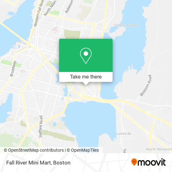 Fall River Mini Mart map