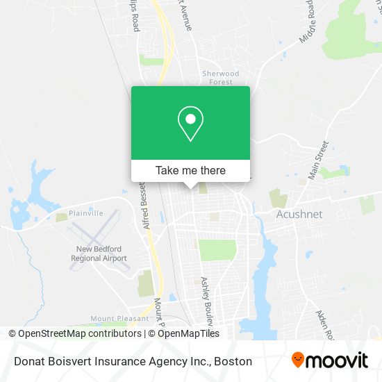 Donat Boisvert Insurance Agency Inc. map