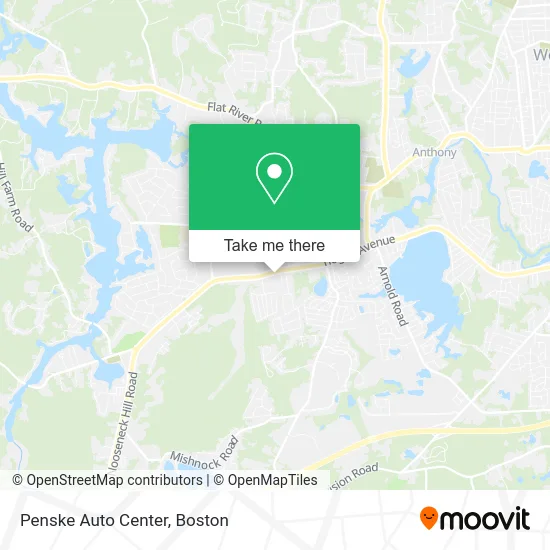 Penske Auto Center map