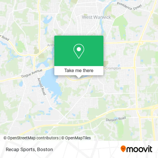 Recap Sports map