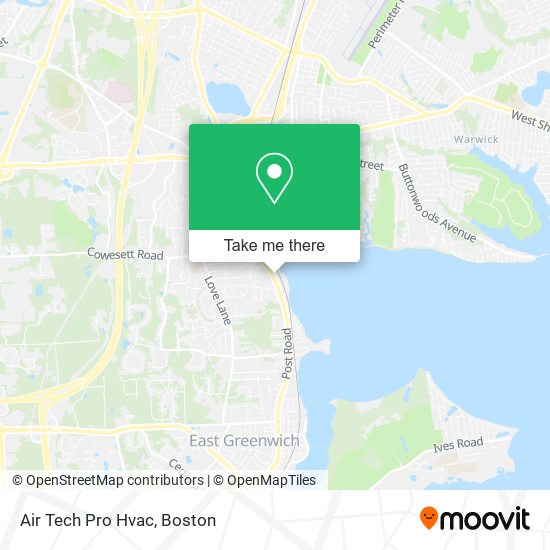 Mapa de Air Tech Pro Hvac