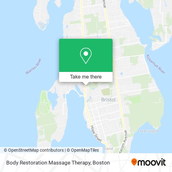 Mapa de Body Restoration Massage Therapy