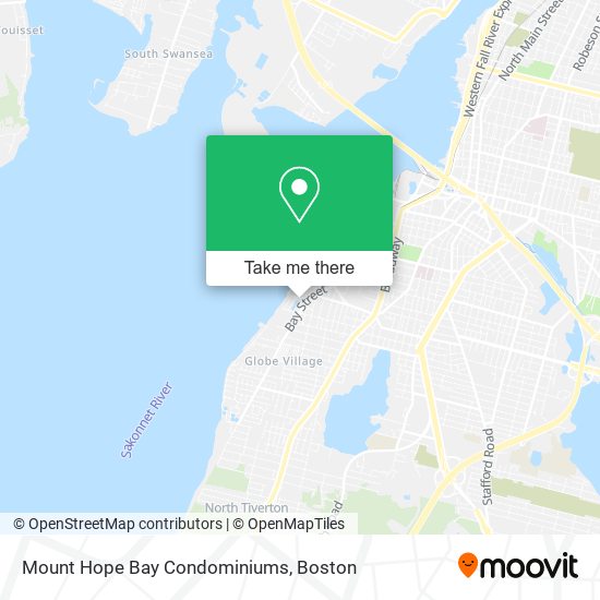 Mount Hope Bay Condominiums map