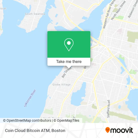 Coin Cloud Bitcoin ATM map