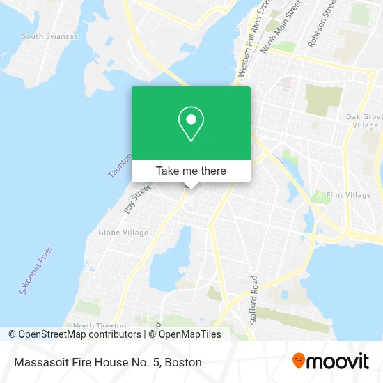 Massasoit Fire House No. 5 map