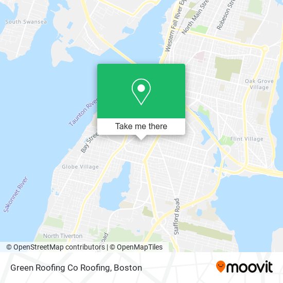 Green Roofing Co Roofing map