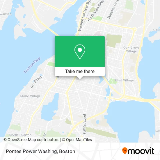 Pontes Power Washing map