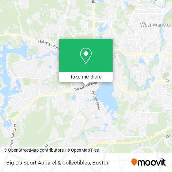 Big D's Sport Apparel & Collectibles map