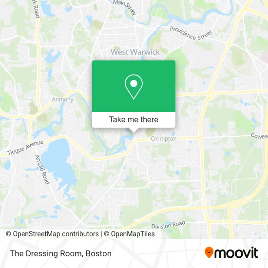 The Dressing Room map