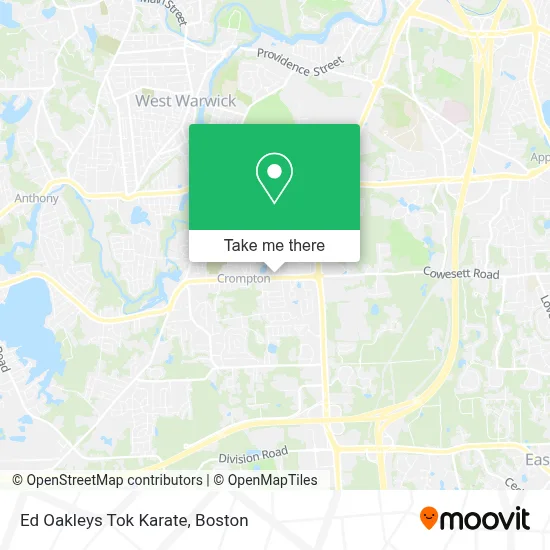 Ed Oakleys Tok Karate map