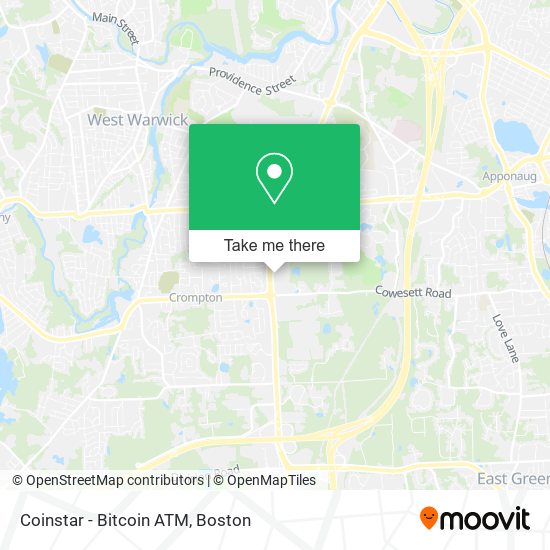 Mapa de Coinstar - Bitcoin ATM