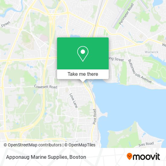 Apponaug Marine Supplies map