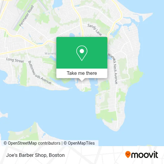 Joe's Barber Shop map