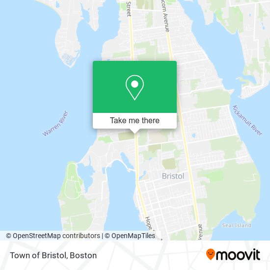 Mapa de Town of Bristol