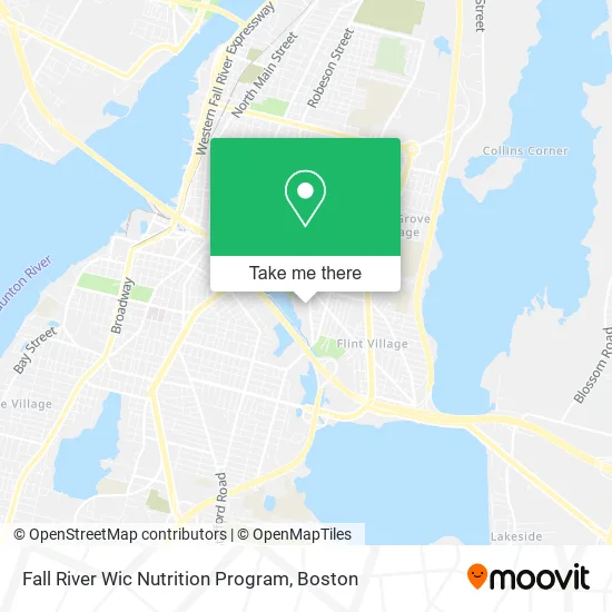 Fall River Wic Nutrition Program map