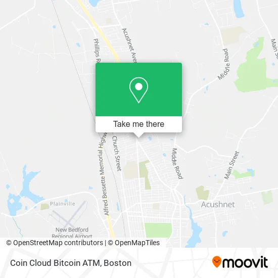 Coin Cloud Bitcoin ATM map