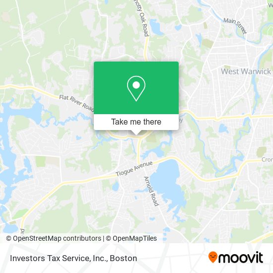 Investors Tax Service, Inc. map