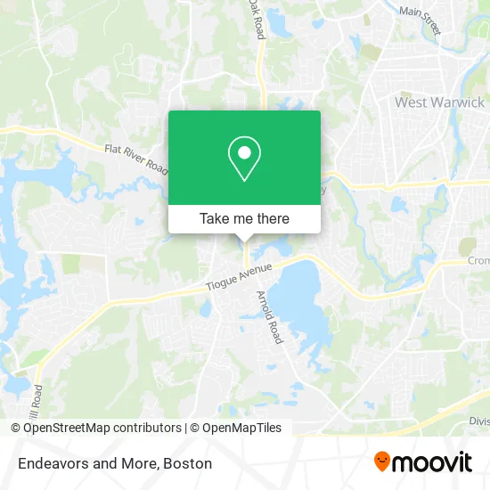 Endeavors and More map