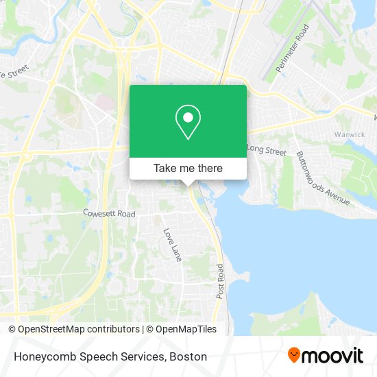 Honeycomb Speech Services map