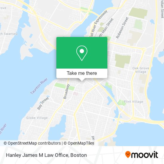 Hanley James M Law Office map