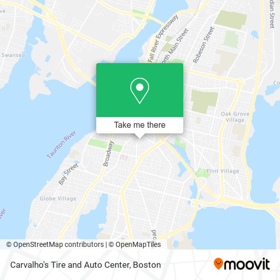 Mapa de Carvalho's Tire and Auto Center