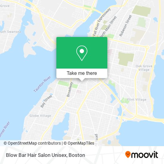 Blow Bar Hair Salon Unisex map