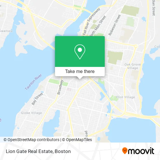 Lion Gate Real Estate map