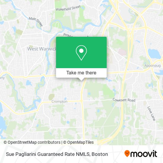 Sue Pagliarini Guaranteed Rate NMLS map