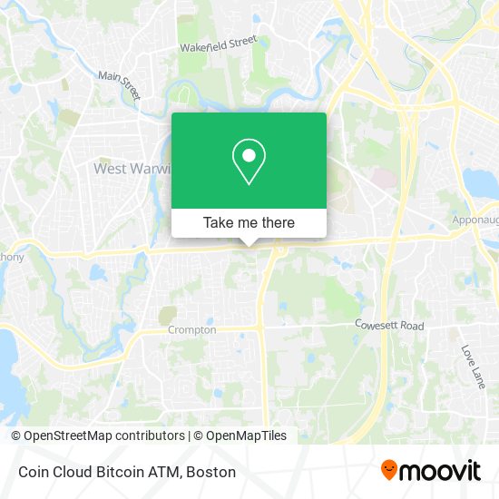Coin Cloud Bitcoin ATM map